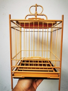 川笼斗四方,绣眼,柳莺全新空笼,正宗成都师傅手工川笼圆柱斗四