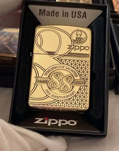 zippo限量煤油打火机88周年珍藏纪念版