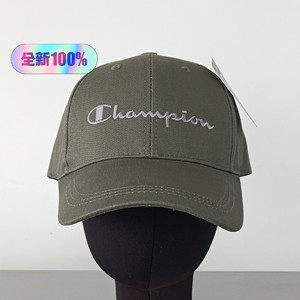日单正品Champion冠军加长帽舌棒球帽子军绿色