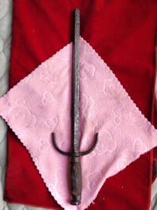 6微型古代兵器唐朝李嗣业武器陌刀440c钢黄铜精雕龙头吞口0人付款198