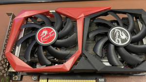 自用七彩虹1660战斧6gb超静音显卡