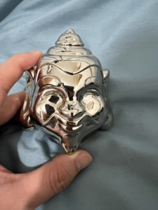 evisu福神车载香薰 银色佛头