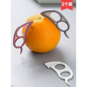 卡通指环开橙器 剥柚子石榴扒橙子工具创意水果去皮器拨橙子神器