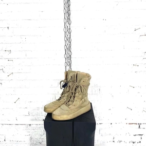 yeezy season 4沙漠靴绑带靴高帮靴