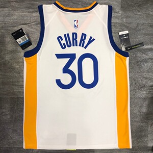 斯蒂芬-库里 30号白色主场限定球衣 nba勇士队球迷版热压_阿里巴巴找