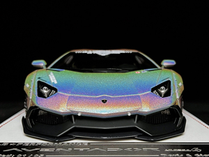 dg兰博基尼大牛lp720幻彩银  1:18树脂模型 限量0