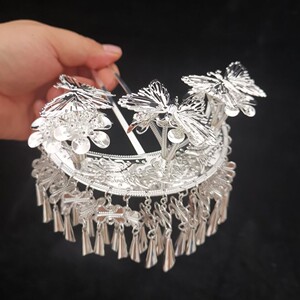 苗族头饰.苗银簪子.古风步摇.古风头饰全新