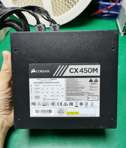 原装海盗船CX450M半模组台式机电脑电源，额定450W,裸
