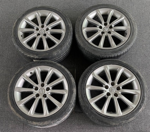 锐志18寸六丰原厂轮毂 前后8j et45前后235 45