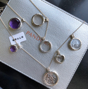 潘多拉漂浮盒子项链