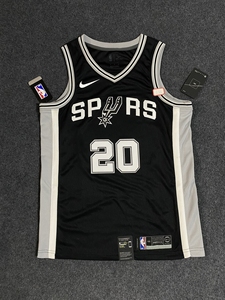 吉诺比利 马刺队球衣 904140-010 黑色 耐克sw球