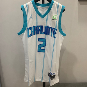 三球拉梅洛61鲍尔2号黄蜂球衣 nba刺绣篮球服男女通用