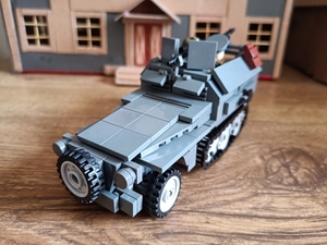 000人付款淘宝积木乐高二战moc德意志国sdkfz.250半履带装甲车vz