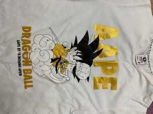 aape 七龙珠孙悟空短袖