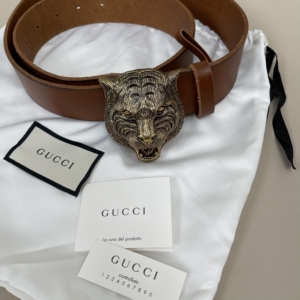 000人付款淘宝gucci腰带,古驰皮带限量珐琅豹子头虎头腰带 走秀款