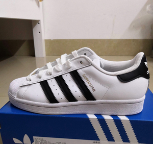 adidas阿迪达斯女鞋三叶草男鞋superstar阿迪金标