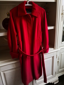 MOCO红色羊绒大衣 爆款 从未打折 21款 全新 有意者拍