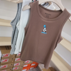 全新小黑托昵背心,白色,咖啡色100-150码,,灰色100