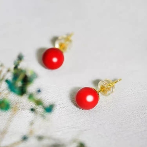 慈华臻品艾灸石耳钉