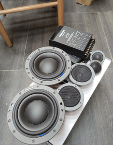 丹麦丹拿372三分频汽车喇叭车载低音炮秒劲浪f3意钛能 正品