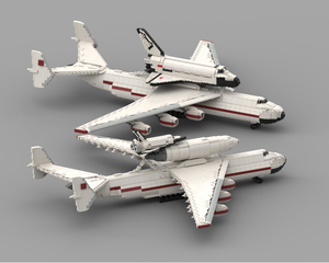 1比110,安东诺夫安225宇宙飞船运输机,lego乐高mo