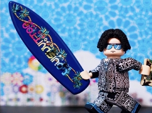 乐高第三方makelikes/ml人仔潮玩配件lv椰子冲浪板