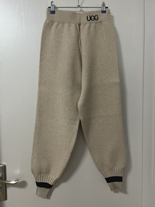 ugg烟管裤 河南桑坡奶奶裤烟管加厚羊毛针织休闲裤女春秋季显