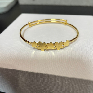 周生生手镯黄金花