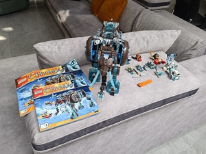 乐高70145乐高积木玩具,气功传奇 象女王的寒冰机器猛犸象