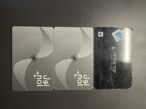 旧版迪拜轨道交通地铁卡收藏