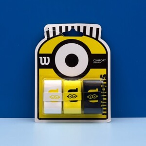 威尔胜wilson网球拍手胶小黄人联名款光面粘性防滑吸汗带