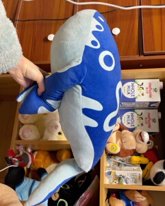 王者荣耀庄周坐骑鲲毛绒玩偶公仔,卡通毛绒玩偶,尾单特价,不包