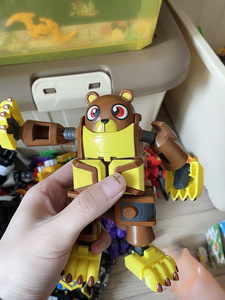 快乐酷宝 熊王哥顿 全新398 这个九五新