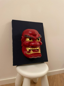 日本 能面面具能剧天狗般若阿多福