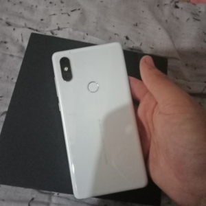 小米mix2s 白色8 256陶瓷尊享版,有包装盒,原装手机