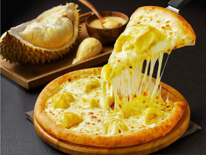 【比格披萨北京通用】108元的11寸芝心卷边榴莲披萨