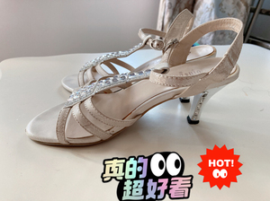 千佰莉女高跟鞋细跟凉鞋,5cm高跟,超级显身材,实体店商场千