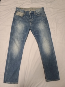 lee男士牛仔裤猫须