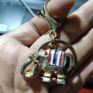 泰国曼谷三头象庙纪念品小象钥匙扣包挂许愿吊坠礼物