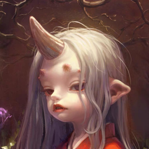 【出】evaty自制犀牛妹千穗dz白肌小角头 bjd