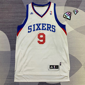 安德烈·伊格达拉 nba费城76人队主场sw球衣,r30刺绣