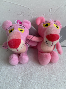 小粉豹公仔挂件独角手公仔毛怪大眼仔挂件悲伤蛙玩偶挂件芝麻街咱们裸