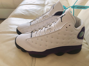 全新未试穿 aj13湖人紫金配色  41码 保真 过毒 假一