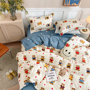 特价清仓全棉四件套40支斜纹纯棉四件套