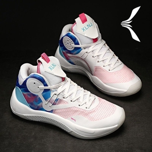 音速9代樱花粉白橙云雾白专业比赛篮球鞋男女鞋摩擦有声音8代鸳