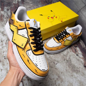 aj皮卡丘空军联名女鞋鞋子高帮限量版男女鞋正品官网休闲运动跑