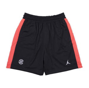 jordan clot联名网眼运动短裤 黑红 全新正品带吊