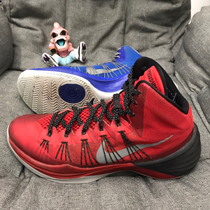 hd2013 耐克团队篮球鞋hyperdunk2013红蓝鸳