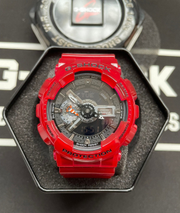 卡西欧/casio 红色透明 ga-110cr-4a