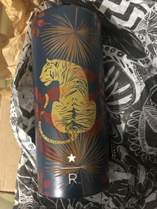 starbucks星巴克苏门答腊虎双层马克杯,烘焙工坊甄选r